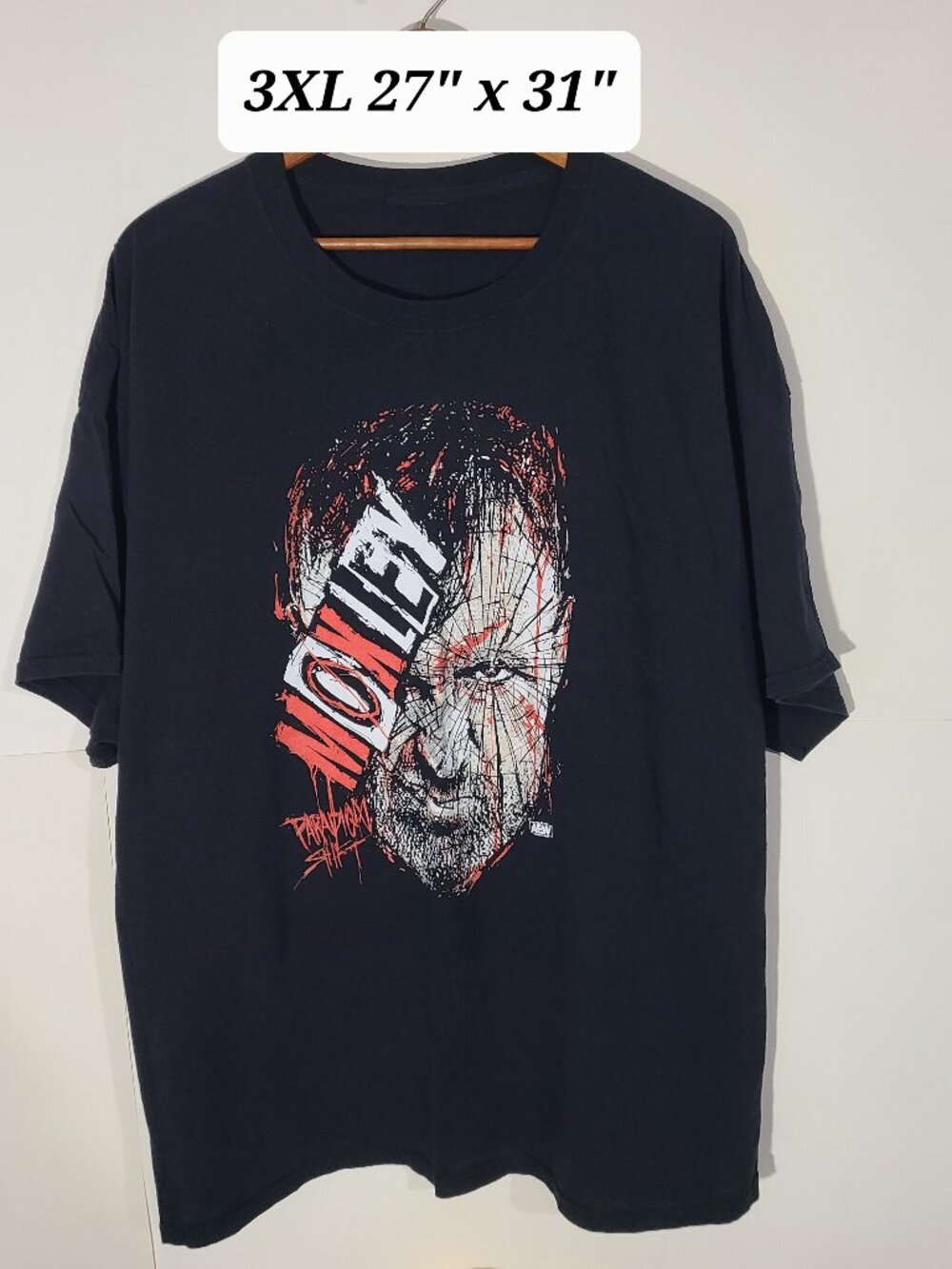 AEW Joh Moxlely Paradigm Shift Black 3XL T-Shirt